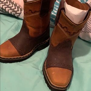 Cowboys baby boots size 4